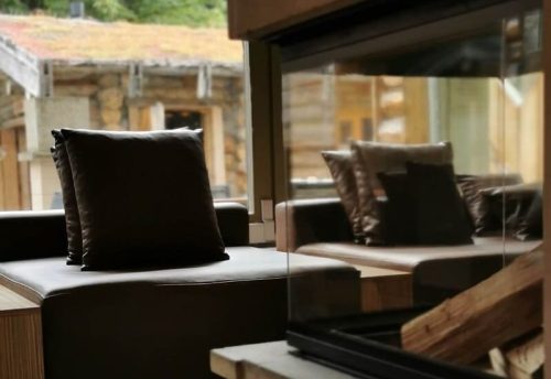 Ruheraum mit Kamin im Elan Wennigsen